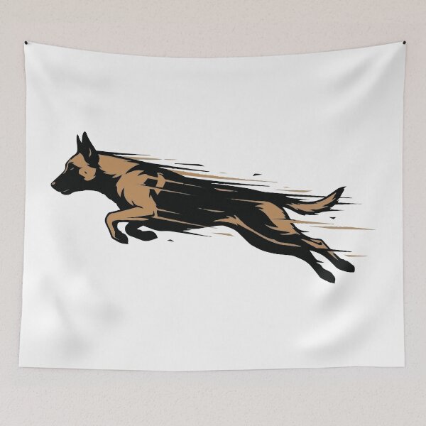 Item preview, Fur Missile Incoming K9 Belgian Malinois designed and sold by Petzzz.