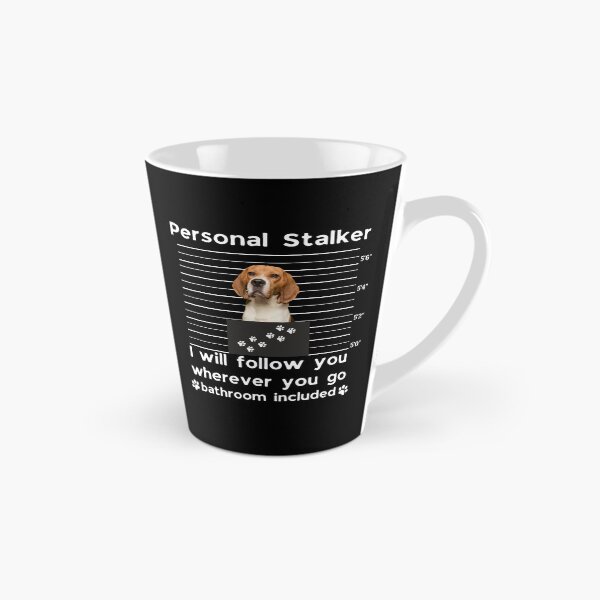 Item preview, Beagle Personal Stalker Funny Dog Mom Sticker | I Will Follow You Everywhere Bathroom Included designed and sold by B-KaneDesigns.