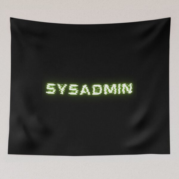 Item preview, Sysadmin Green Glitch Text designed and sold by ieevxgjdbzc98.