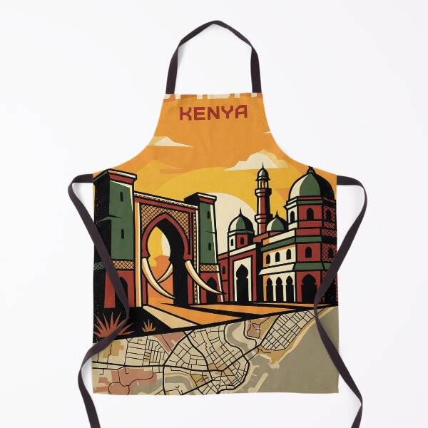 Item preview, Mombasa Kenya Retro Vintage Travel Souvenir designed and sold by TravelersGems.