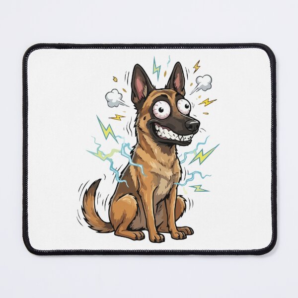 Item preview, Powered By Chaos And Caffeine Malinois Dog designed and sold by Petzzz.
