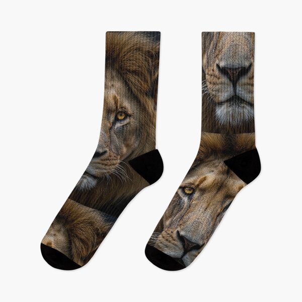 Item preview, Majestic African Lion King - Intense Wildlife Portrait designed and sold by NaturalBeautySebastian .