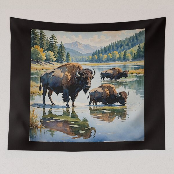 Item preview, Water Buffalo Wildlife Image Collection #12 designed and sold by Helios Be. Lavsh.