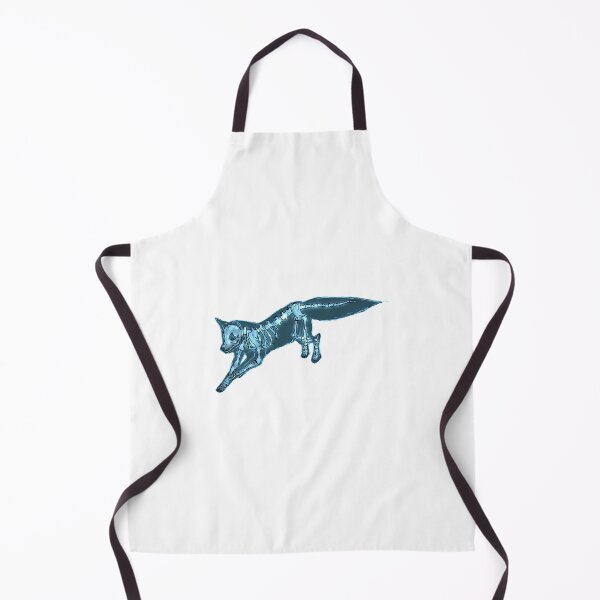 Item preview, Leaping Fox Blue Line Art designed and sold by ieevxgjdbzc98.