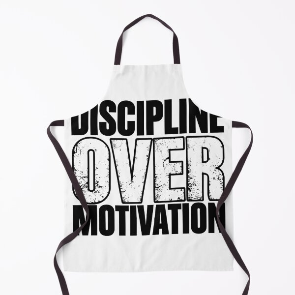 Item preview, Discipline Over Motivation | Bold Italic High-Impact Fitness Graphic designed and sold by PACS0011.