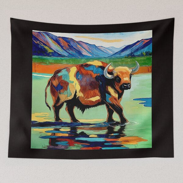 Item preview,  Water Buffalo Wildlife Image Collection #13 designed and sold by Helios Be. Lavsh.