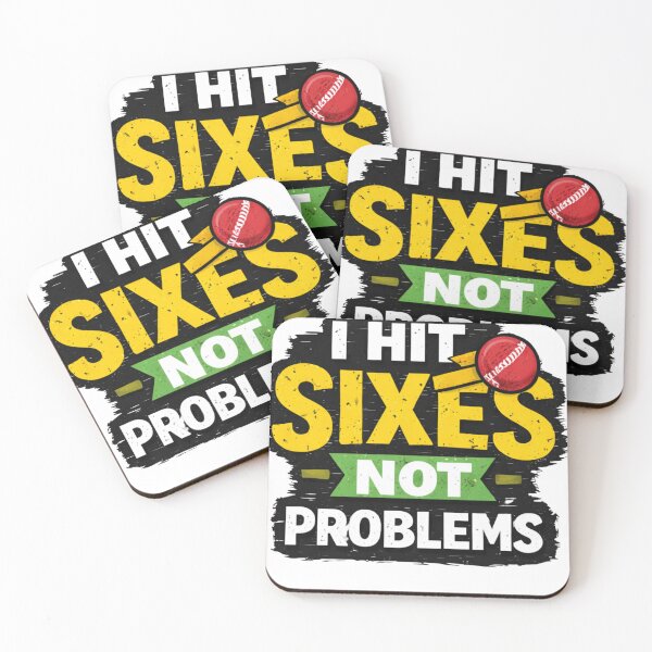 Item preview, I hit sixes not problems funny Cricket designed and sold by Ssrldesigns.