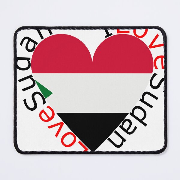Item preview, I Love Sudan  Heart designed and sold by TheIconSmith.