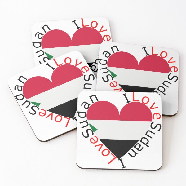 Item preview, I Love Sudan  Heart designed and sold by TheIconSmith.