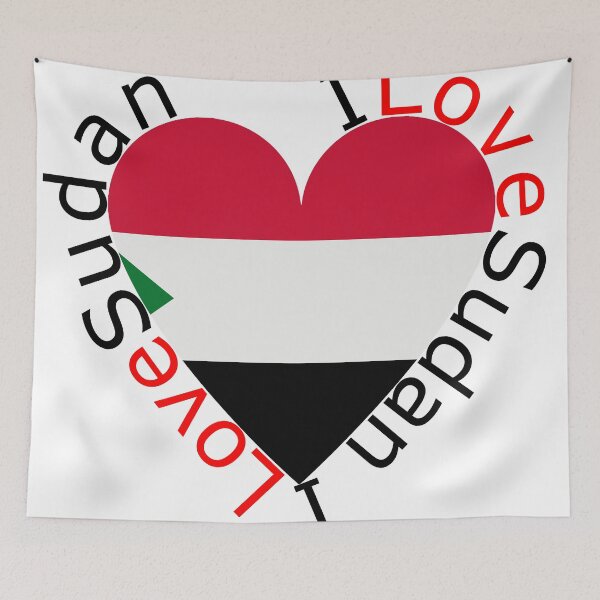 Item preview, I Love Sudan  Heart designed and sold by TheIconSmith.