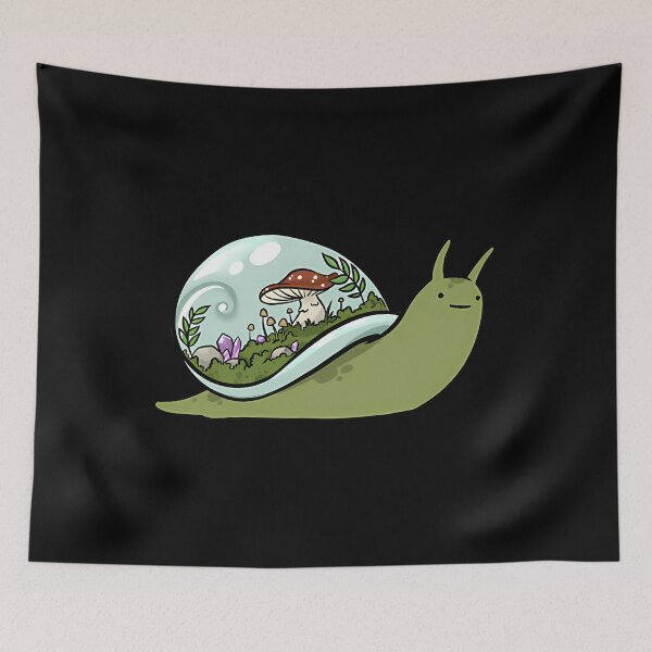Item preview, Mushroom Terrarium Snail designed and sold by ieevxgjdbzc98.
