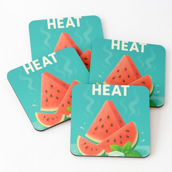 Item preview, Beat the Heat Watermelon Summer Illustration | Refreshing Fruit Ice Art designed and sold by mbmstores.