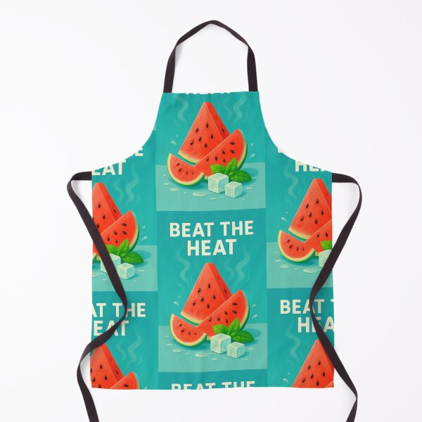 Item preview, Beat the Heat Watermelon Summer Illustration | Refreshing Fruit Ice Art designed and sold by mbmstores.