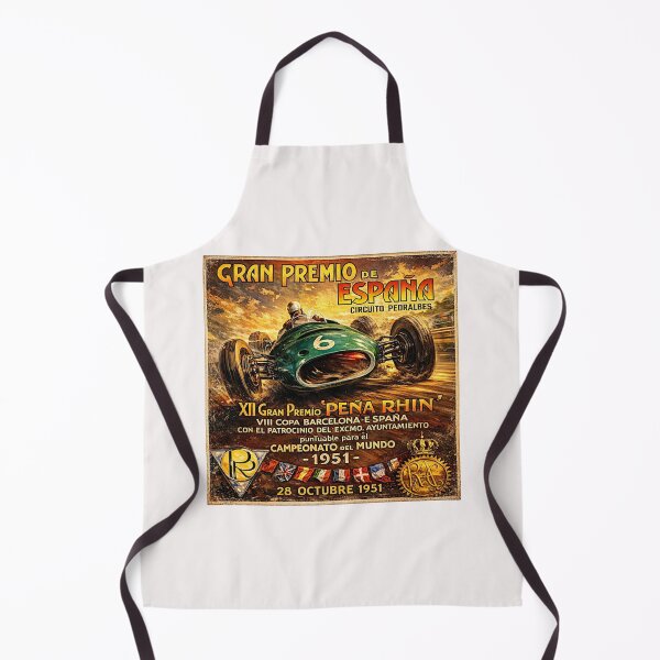 Item preview, Spain Grand Prix variation vintage 1951 poster #1 designed and sold by Helios Be. Lavsh.