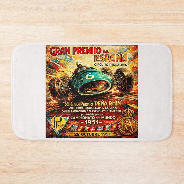 Item preview, Spain Grand Prix  variation vintage 1951 poster #2 designed and sold by Helios Be. Lavsh.