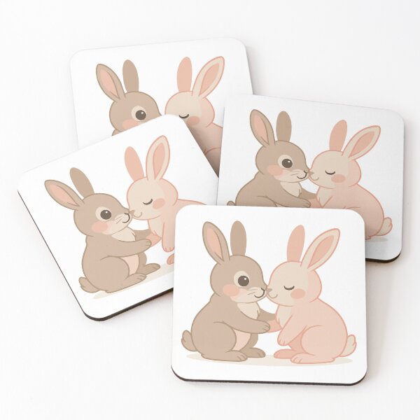 Item preview, Romantic rabbit couple under the stars designed and sold by Pineapple-Tree.