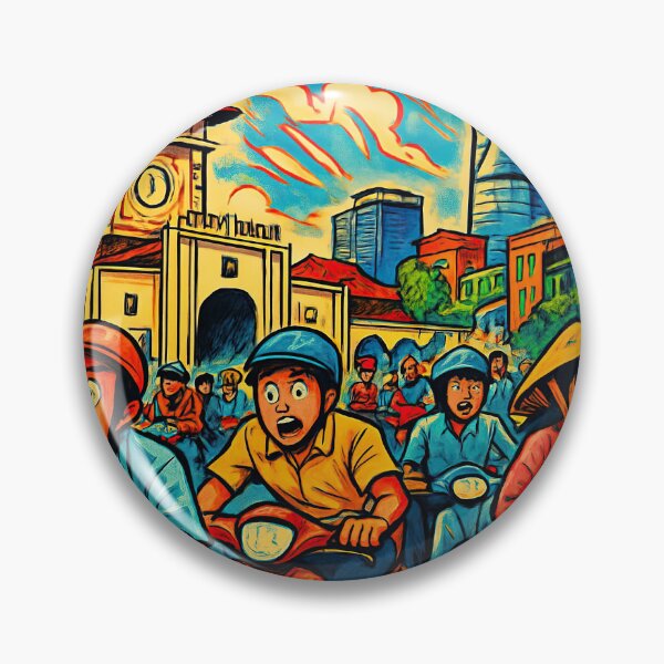 Item preview, Ho Chi Minh City, city | Comics stylCartoone -  designed and sold by ComicsFactory.