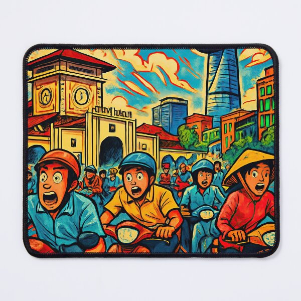 Item preview, Ho Chi Minh City, city | Comics stylCartoone - designed and sold by ComicsFactory.