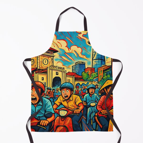 Item preview, Ho Chi Minh City, city | Comics stylCartoone - designed and sold by ComicsFactory.