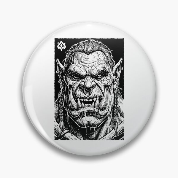 Item preview, Orc Warrior Fantasy Gaming RPG Orcs Mini Painter Gamer designed and sold by GrandeDuc.