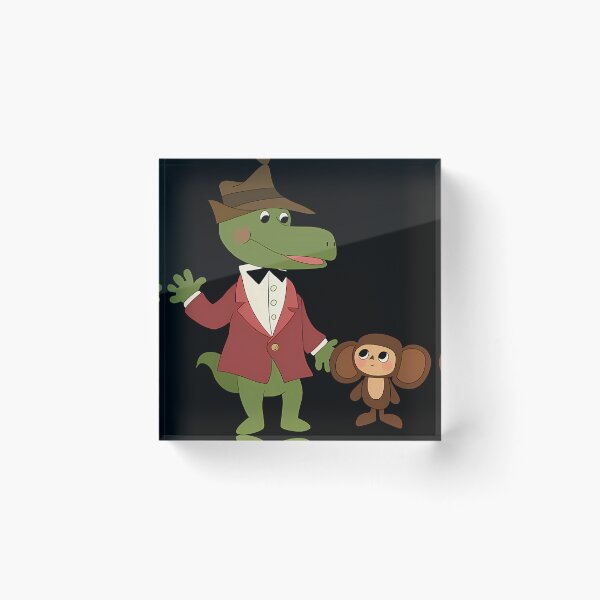 Item preview, Gena And Cheburashka designed and sold by skwidistor.
