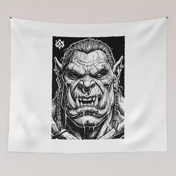 Item preview, Orc Warrior Fantasy Gaming RPG Orcs Mini Painter Gamer designed and sold by GrandeDuc.