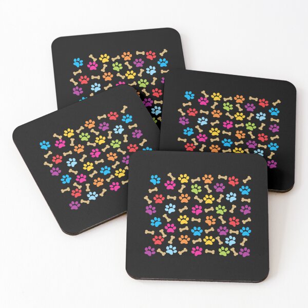 Item preview, Colorful Paw Dog Print Pattern designed and sold by ieevxgjdbzc98.