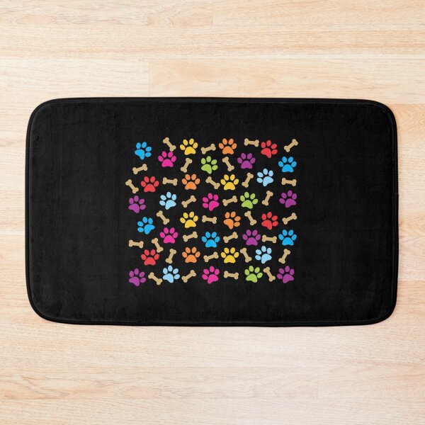 Item preview, Colorful Paw Dog Print Pattern designed and sold by ieevxgjdbzc98.