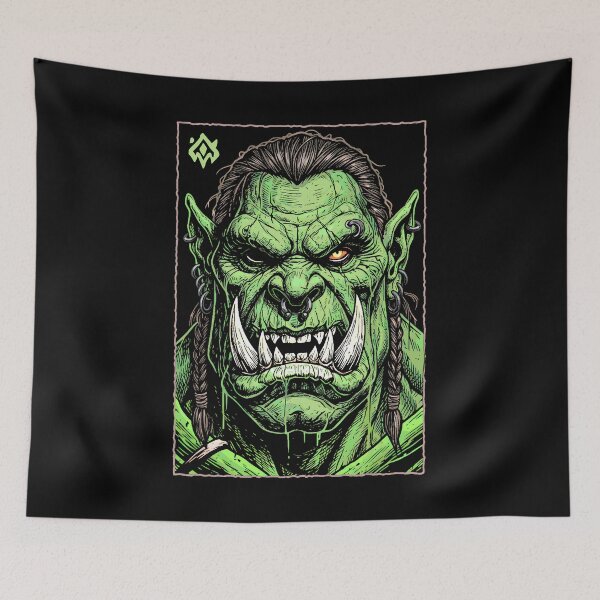 Item preview, Orc Warrior Fantasy Gaming RPG Orcs Mini Painter Gamer designed and sold by GrandeDuc.