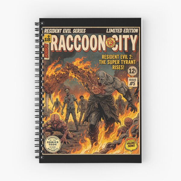 Item preview, Resident Evil 2 Super Tyrant Vintage Comic Cover Art designed and sold by Back2Collage.