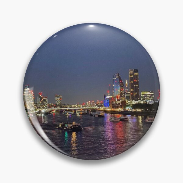Item preview, London at Night Reflections | River Thames Evening Lights | Magical UK Cityscape Scene designed and sold by ThatSurreyLife.