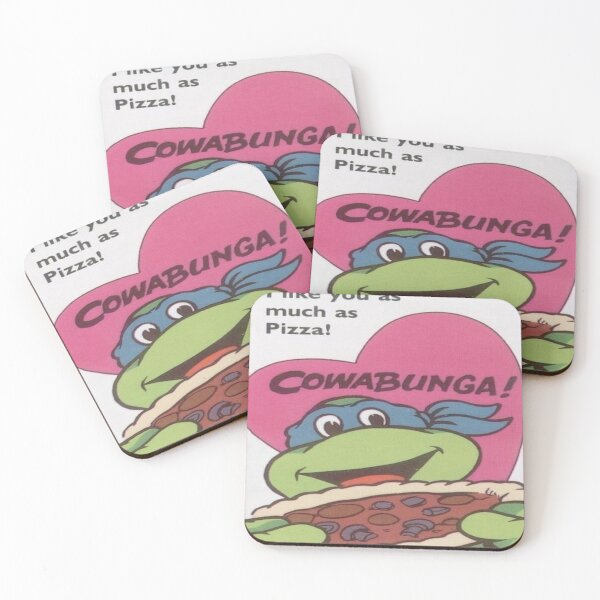 Item preview, Leonardo "I like you as much as Pizza!" designed and sold by Neon Sparrow.