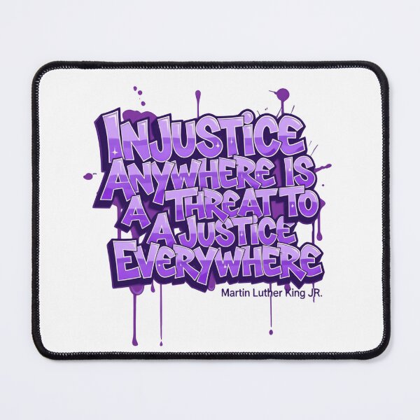 Item preview, Injustice Anywhere Is A Threat To Justice Everywhere Speak Truth designed and sold by SkeletonsDanger.