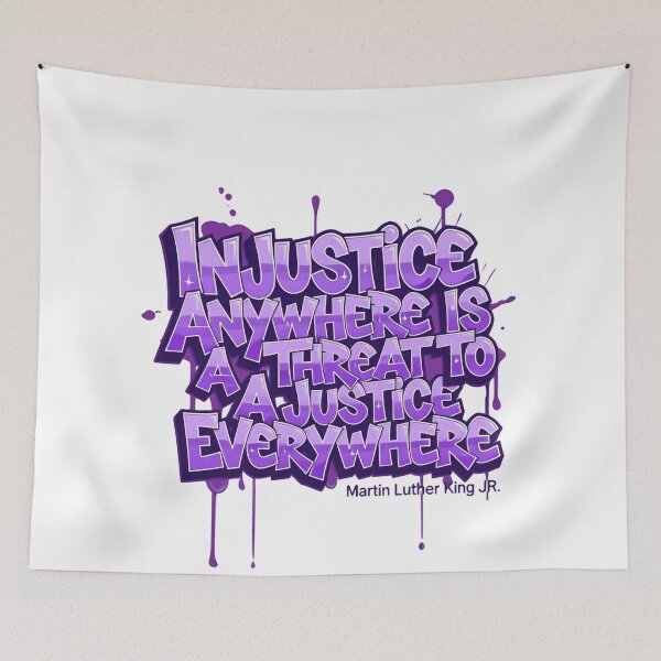Item preview, Injustice Anywhere Is A Threat To Justice Everywhere Speak Truth designed and sold by SkeletonsDanger.
