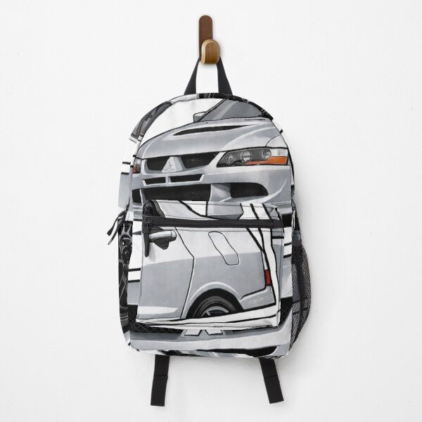 Item preview, Mitsubishi Evolution 8 Apex Silver Poster with Enkei RPF1 designed and sold by TheMitsuGuy.