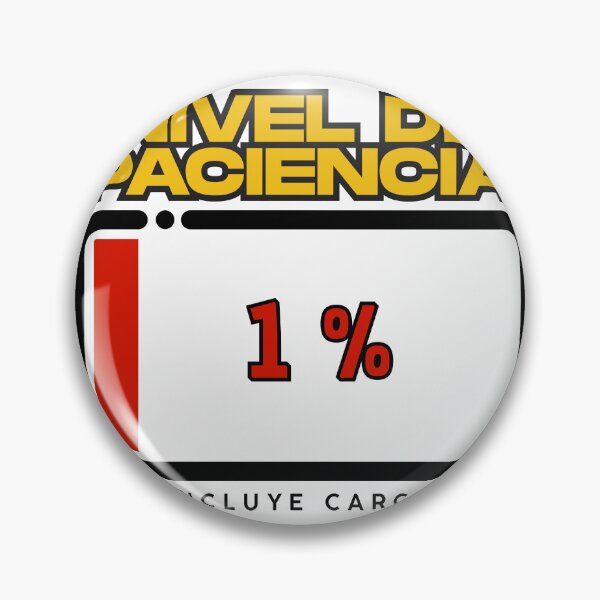 Item preview, Patience Level 1% – Low Battery, Sarcastic Mood designed and sold by SinFondoStudio.
