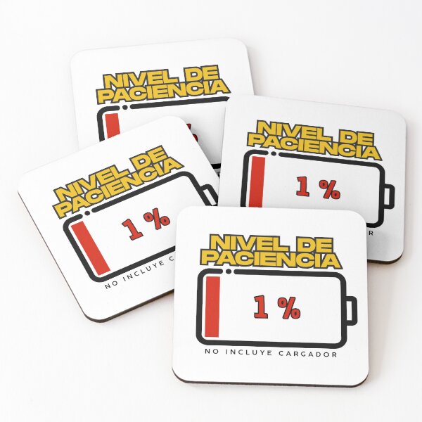 Item preview, Patience Level 1% – Low Battery, Sarcastic Mood designed and sold by SinFondoStudio.