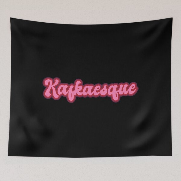 Item preview, Kafkaesque Pink Neon Typography designed and sold by ieevxgjdbzc98.