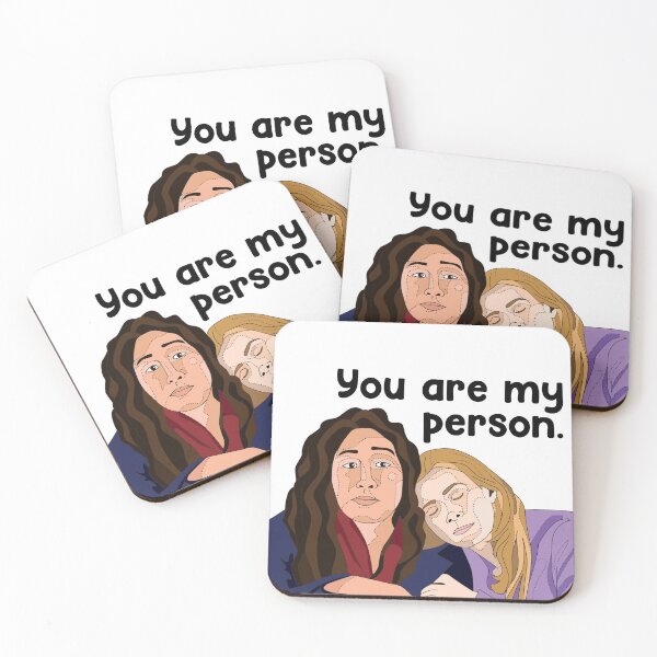 Item preview, Meredith and Cristina 'You are my person' Valentine designed and sold by WildVault.