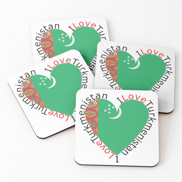 Item preview, I Love Turkmenistan  Heart designed and sold by TheIconSmith.