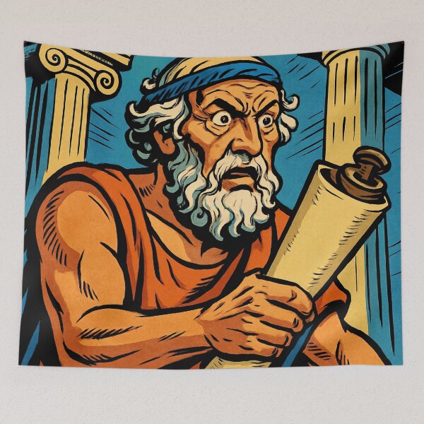 Item preview, Homer, Greek author | Comics stylCartoone -  designed and sold by ComicsFactory.
