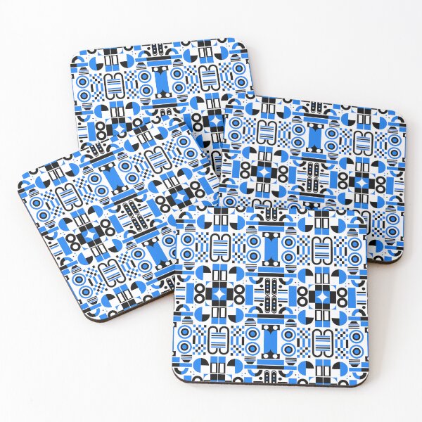 Item preview, seamless geometric pattern, Modular Bauhaus Blocks Seamless Pattern designed and sold by CreativebyTKK.