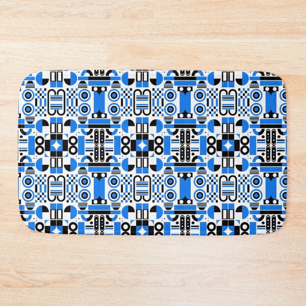Item preview, seamless geometric pattern, Modular Bauhaus Blocks Seamless Pattern designed and sold by CreativebyTKK.