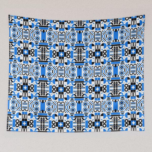 Item preview, seamless geometric pattern, Modular Bauhaus Blocks Seamless Pattern designed and sold by CreativebyTKK.