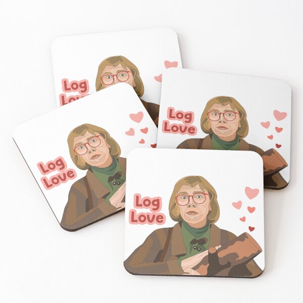 Artikelvorschau, Log Lady Twin Peaks Log Love Valentine entworfen und verkauft von WildVault.