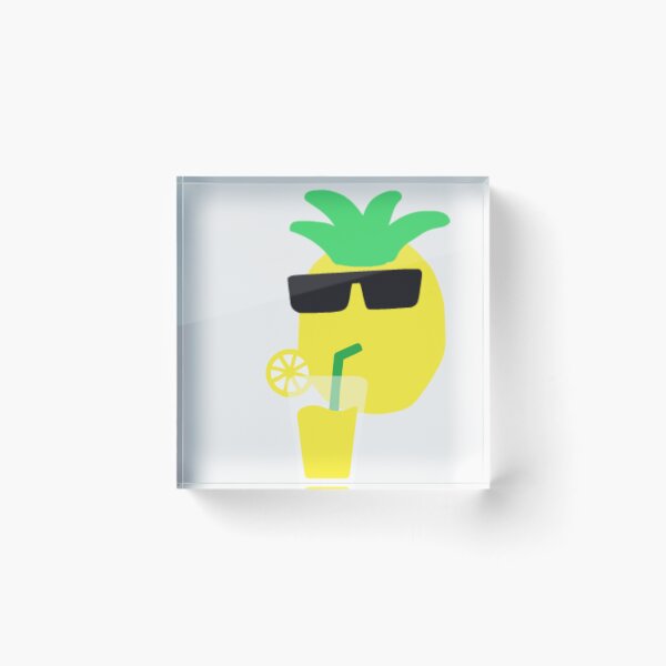 Item preview, Cool Pineapple Cocktail – Fun Summer Vibes Illustration designed and sold by Snapystyle.