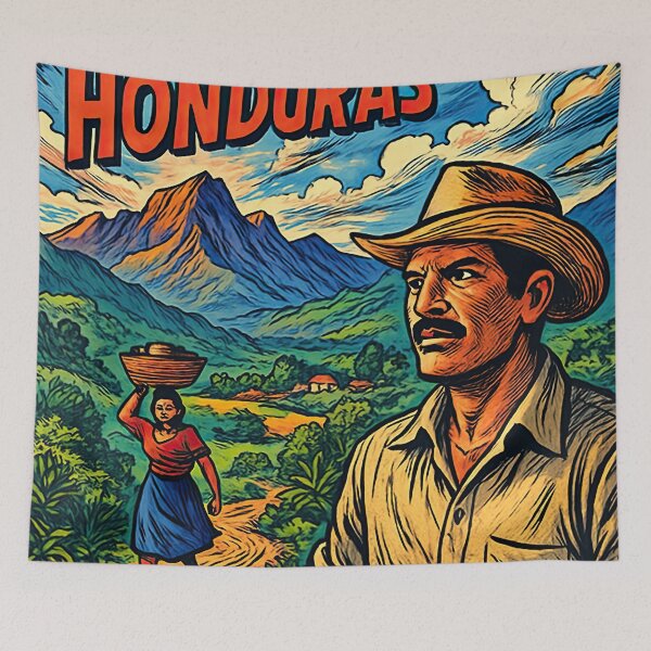 Item preview, Honduras landscape   | Comics stylCartoone -  designed and sold by ComicsFactory.
