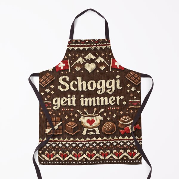 Item preview, Chocolate is always a good idea: Swiss chocolate knitwear design designed and sold by Mauswohn.