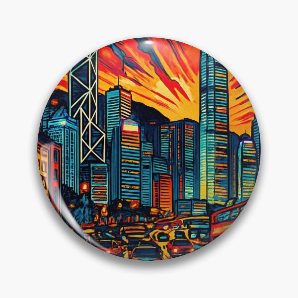 Item preview, Hong Kong, city | Comics stylCartoone -  designed and sold by ComicsFactory.