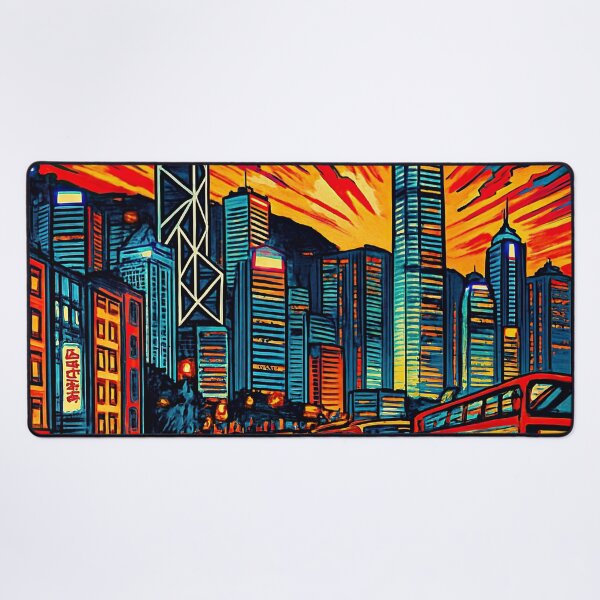 Item preview, Hong Kong, city | Comics stylCartoone - designed and sold by ComicsFactory.